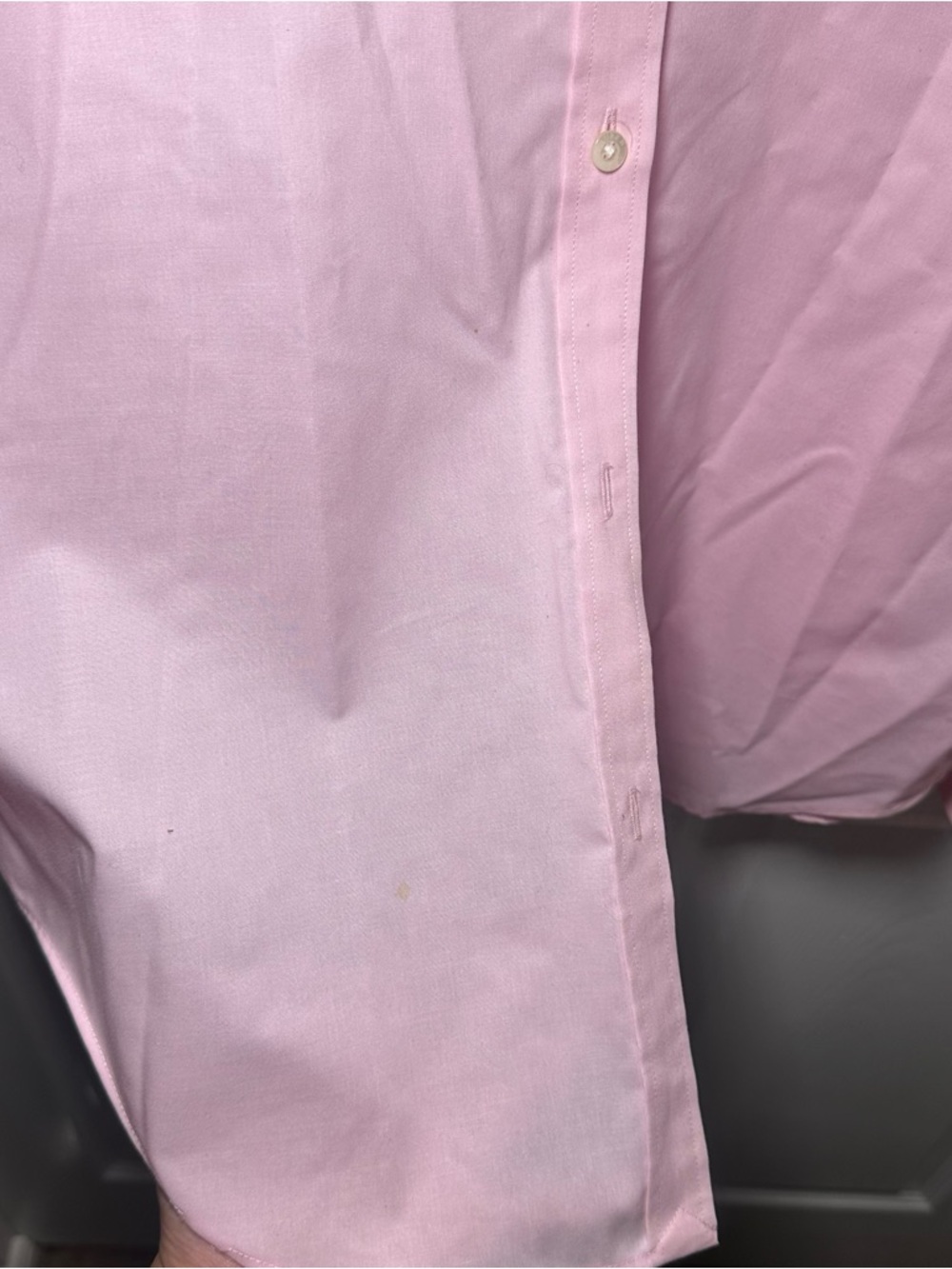 Lauren Ralph Lauren Pink Non-Iron Button Down Shirt Medium - Picture 8 of 11